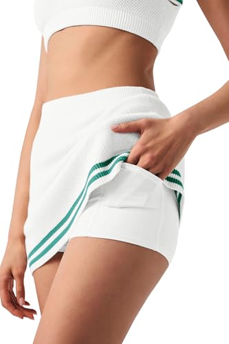 Nirovien Womens Workout Sets 2 Piece Tennis Sets Skorts Sets Athletic Gym Golf Outfits Tank Top and Skort