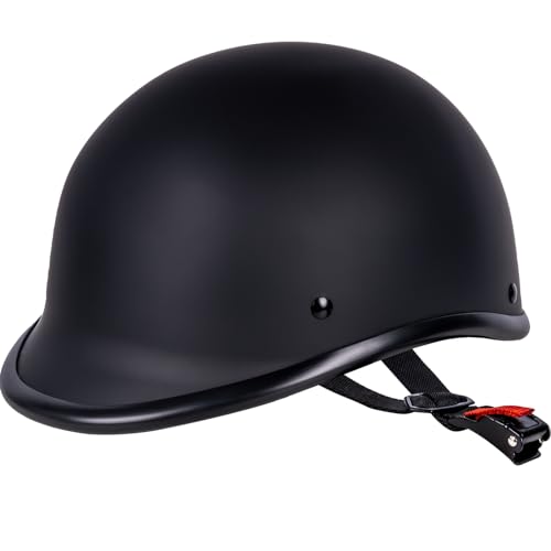 Yesmotor Motorcycle Helmet Half Shell Hawk Style Helmets Compact Lightweight Open Face for Motorcycle Street Bike Cruiser ...