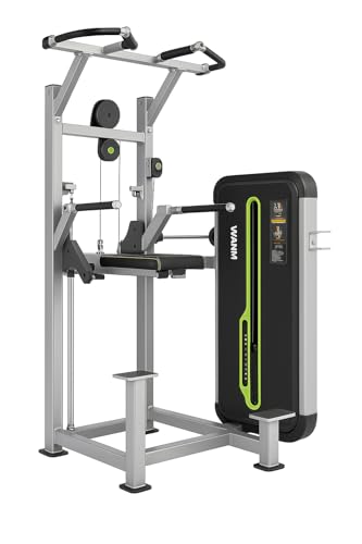 Commercial Dip Chin Assist Machine | Weight Assisted Pull Up & Dip Station for Strength Training | Upper Body Workout Equi...
