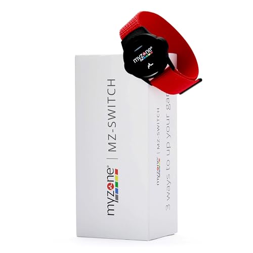 MYZONE MZ-Switch Physical Activity Heart Rate Monitor – A Water Proof Fitness Tracker for Wrists, Arms & Chest