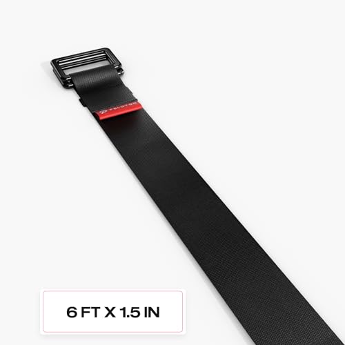 Peloton Yoga Strap | 6 ft. Adjustable and Durable Nylon Strap with Corrosion Resistant Zinc Alloy Rings for Stretching, Pi...