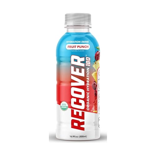 Recover 180 Organic Fruit Punch Hydration Drink, 16.9 Fz
