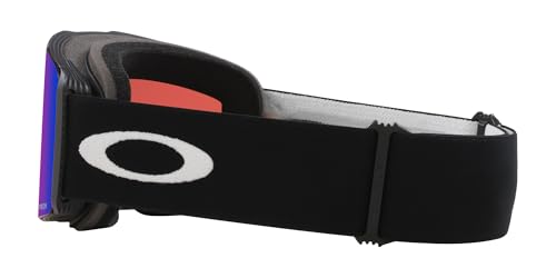 Oakley Line Miner Pro Low Bridge Fit Snow Goggle, Matte Black Strap w/Prizm Snow Argon Iridium Lens, Medium