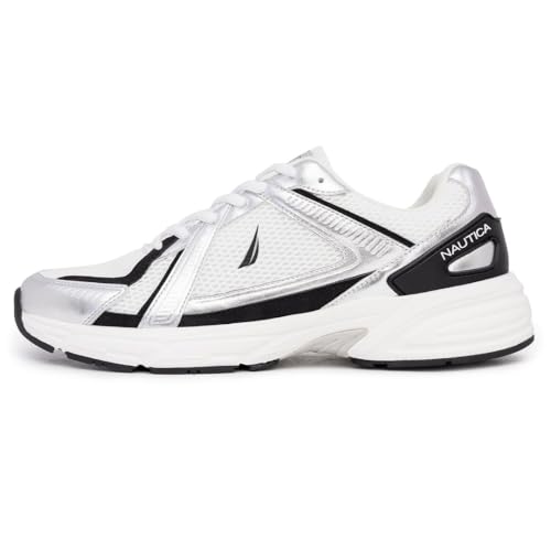Nautica Mens Running Sneakers Sport Fashion Lace-Up Athletic Soft Shoes for Gym Tennis Men – Cushioned, Breathable, Lightw...