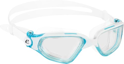Cressi Clear Eyes Swimming Goggles - Soft Silicone Seal - Anti-Fog & Wide Vision - Impact-Resistant & UV Defense