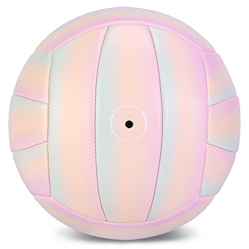 BYAOSUN Soft Official Volleyball for Indoor Outdoor Beach, Size 5 Training Volleyball for Beginner Teenager Adult