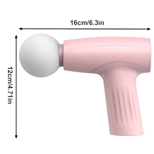 Mini Massage Gun, Portable Handheld Muscle Massager for Muscle Relaxation, Deep Tissue Percussion Small Massage Gun for Ba...