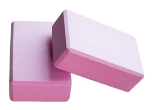 Yoga Block High Density EVA Foam Blocks 2 Packs 9"x6"x3" Each, Supportive, Lightweight with Beveled Edges for Yoga, Pilate...