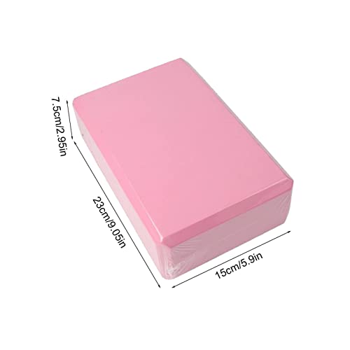 Doefo Yoga Blocks 2 Pack, Non-Slip EVA Foam Yoga Block, Pilates Block, Workout Blocks for Stretching, Meditation, Stable H...