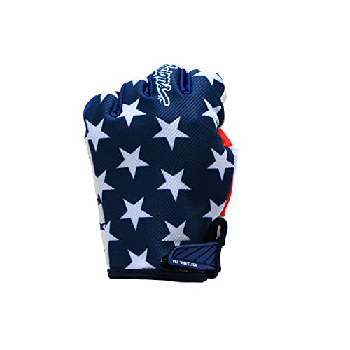EXCEREY American Flag Cycling Gloves Motorcycle Bicycle Full Finger Off-Road Racing Gloves Outdoor Sports for Men Women & ...