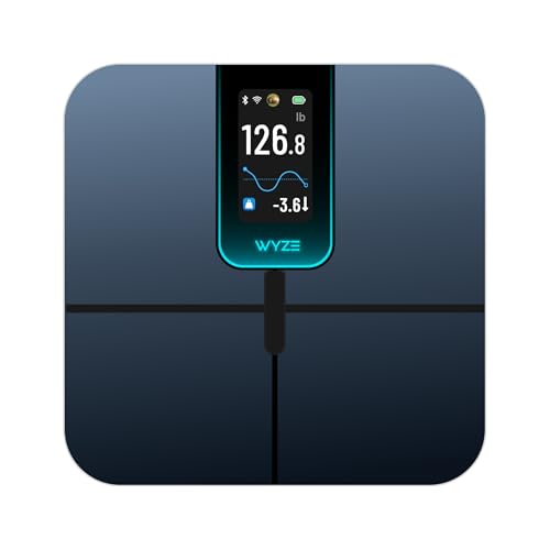 Wyze Scale Ultra Smart Scale with 4.3" Color Display - Digital Scale for Body Weight BMI Muscle Mass, Heart Rate Monitor, ...