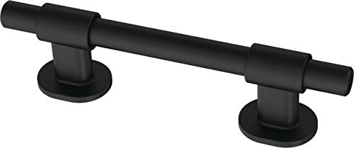 Franklin Brass Adjusta-Pull (5-Pack) Adjustable Drawer Pulls | Fits 1-3/8 to 4 Inch Hole Centers | Matte Black Cabinet Han...