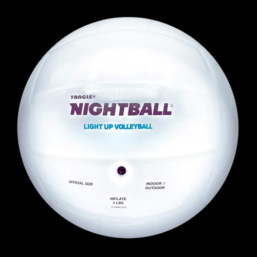 Nightball LED Volleyball - Glow in The Dark Outdoor Volleyball for Teens - Teen Gift