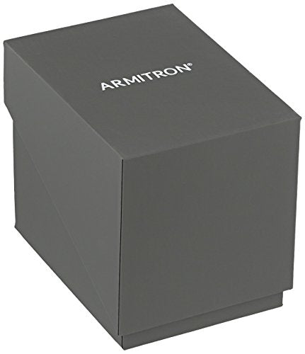 Armitron Women's 75/2447 Diamond-Accented Leather Strap Watch