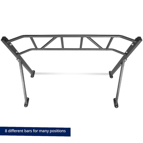Titan Fitness HD Multi-Grip Wall Mounted Pull-Up Bar, 48" Wide Grip, Rated 600 LB, Strength Accessory