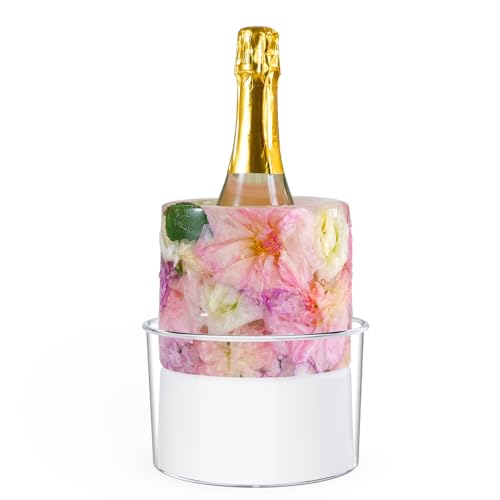 Ice Bucket Mold, DIY Acrylic Ice Mold Wine Bottle Chiller,DIY Ice Bucket Mold for Wine Champagne and Cocktails,Ideal Gift ...