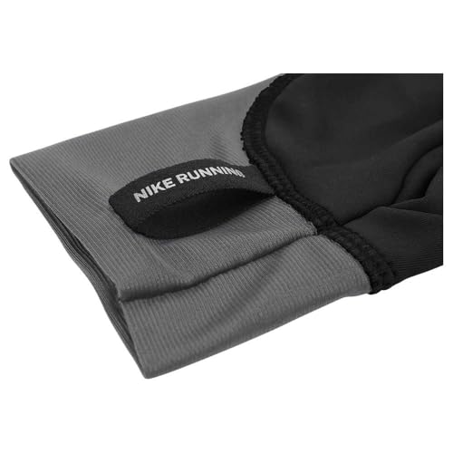 Men's Nike Pacer Midweight Gloves (Black/Smoke Grey/Silver)