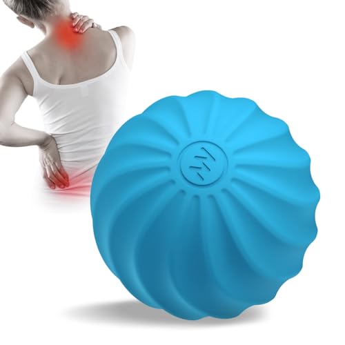 VOOSEEN 2.3" Mini Electric Vibrating Massage Ball, 10-Speed Vibrating Foam Roller for Relieving Muscle Tension & Soreness,...