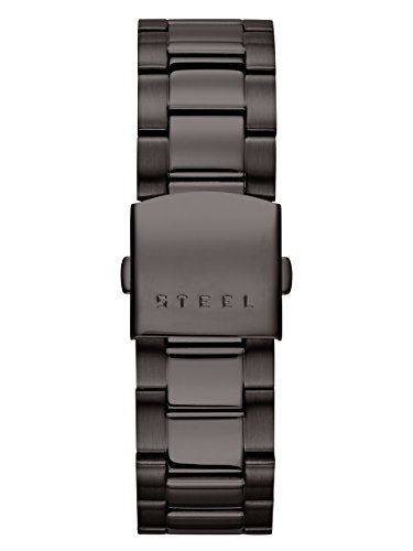 Guess Men's Stainless Steel Gunmetal Chronograph Bracelet Watch