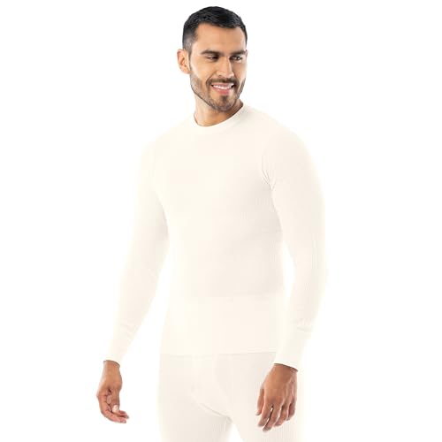 Indera Men's Traditional Waffle Thermal Underwear Long Sleeve Shirt
