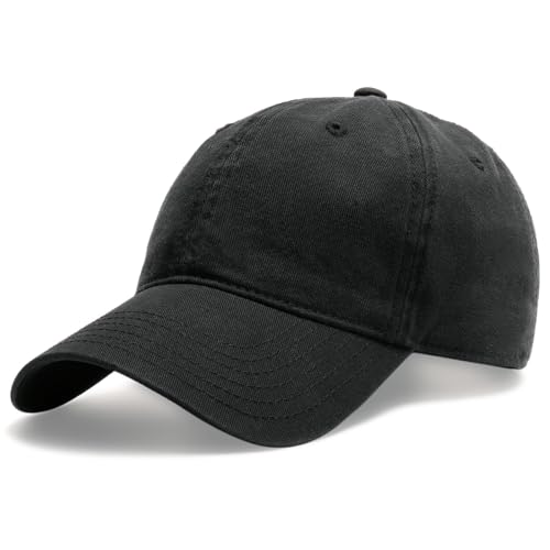 FURTALK Unisex Vintage Washed Unstructured Baseball Cap Washed Cotton Adjustable Dad Hat