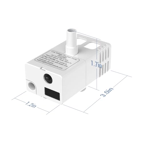 Veken Upgraded Replacement Pump for 50oz, 95oz and 108oz Pet Fountain Cat Water Fountain Dog Water Dispenser Ultra Quiet L...
