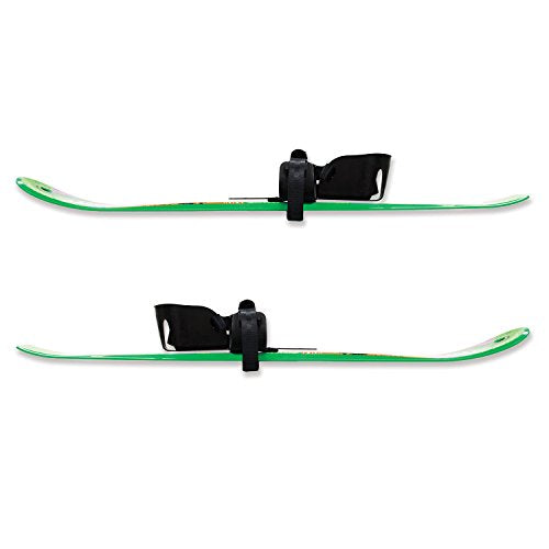 SOLA Kids Ski Set – Beginner Cross Country Skis with Poles and Adjustable Bindings for Ages 3–4, Backyard Winter Fun