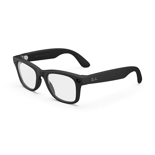 Ray-Ban Meta (Gen 2), Wayfarer Large, Matte Black | Smart AI Glasses for Men, Women — 2x Battery Life — 3K HD Resolution —...