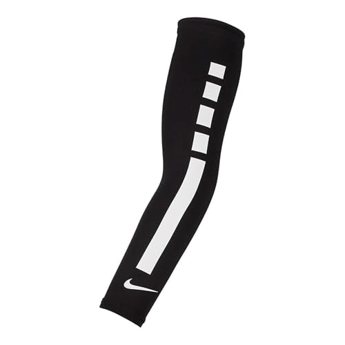 Nike Unisex's PRO Elite Sleeve 2.0, White/Black, S/M