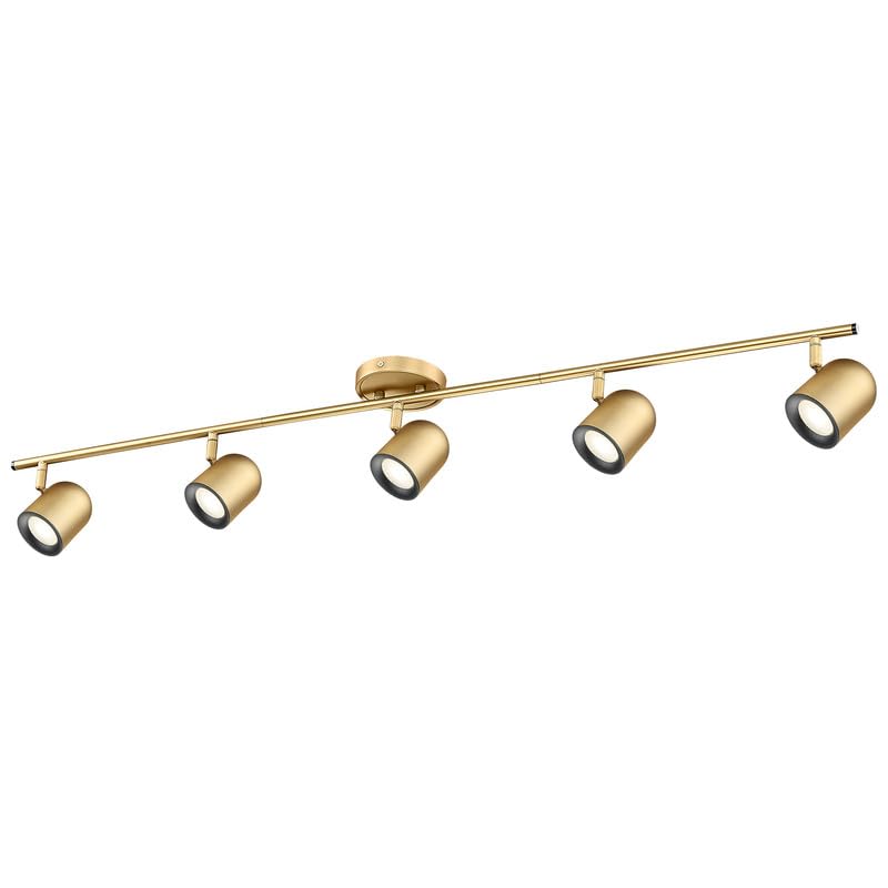 Femila 44 Adjustable Led Track Light - 4000K Gold Ceiling Track Lighting Fixture  Rotatable | Modern Kitchen Track Lights | Versatile Led Track Lighting Kit  4Fs78Tl-5 Bg