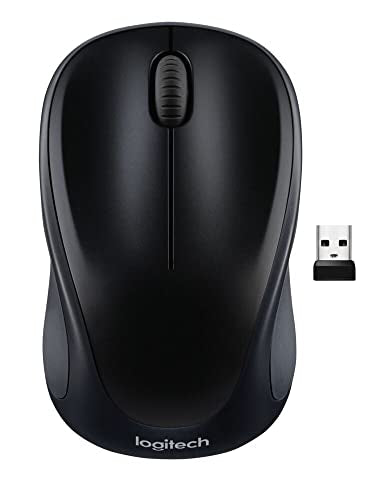 Logitech M317 Wireless Mouse, 2.4 GHz with USB Receiver, 1000 DPI Optical Tracking, 12 Month Battery, Compatible with PC, ...