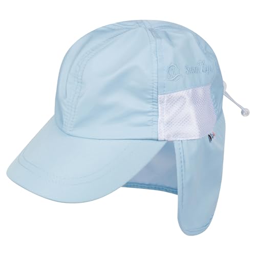 SwimZip Sun Hat with Neck Flap | UPF 50+ Protection for Baby, Toddler, and Kids