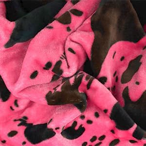 Hot Pink Fleece Blanket Twin Size - Ultra Soft & Lightweight Cozy Plush Throw for Bed, Couch, Home Decor, Camping, Travel Essentials