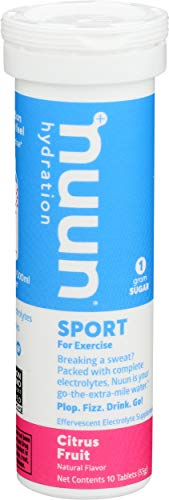 Nuun Sport Hydration Citrus Fruit, 10 Drink Tablets