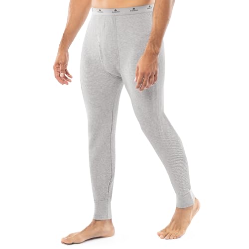 Indera Men's Heavyweight Cotton Waffle Long Johns Thermal Underwear Bottom