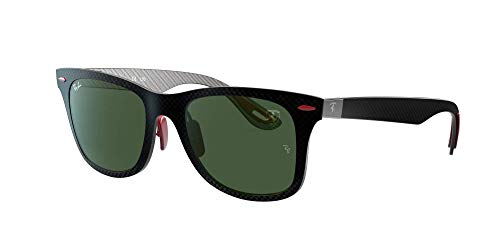 Ray-Ban Unisex Rb8395m Scuderia Ferrari Collection Square Sunglasses