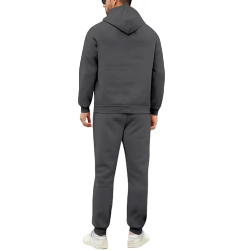 lopmou Track Suits Mens Sweatsuits 2 Piece Set Hoodie and Sweatpants Jogging Suits for Men Casual Running Sweat Suit Sets