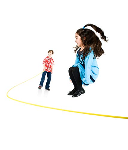 Just Jump It 16' Foot Single Jump Rope for Kids Women and Men - Active Outdoor Youth Fitness Excersing Equipment - Double ...