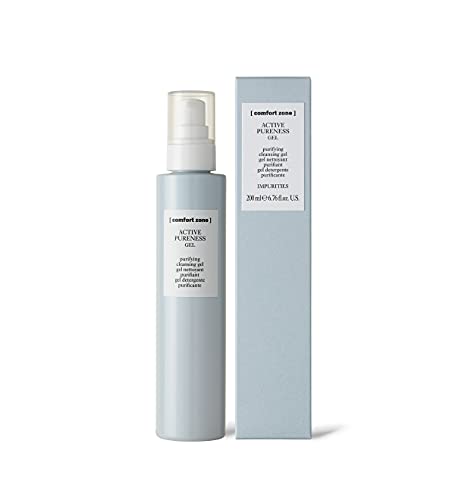 [ comfort zone ] Active Pureness Cleansing Gel, Exfoliating Face Wash, 3% Gluconolactone, Deeply Cleanses Pores, Purifies ...