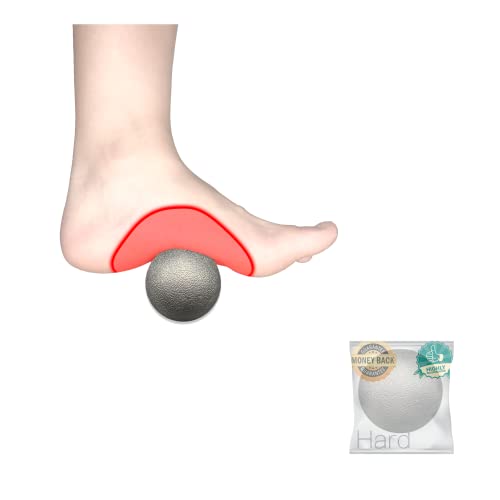 Plantar Fasciitis Relief Massage Ball – Lacrosse Ball, Foot Massage Roller & Myofascial Release Ball for Foot Pain, Trigge...