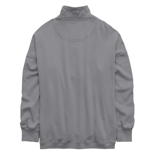 Oversized Sweatshirt for Women Casual Button Henley Neck Pullover Tops Fashion Y2K Sweatshirt Winter Clothes