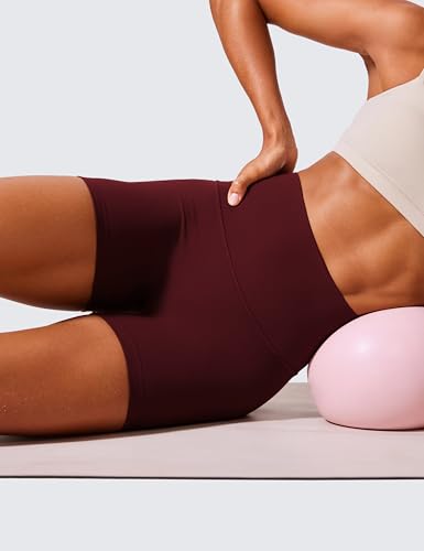 CRZ YOGA Secretsculpt Butterlift Biker Shorts 4" - No Front Seam High Waisted Womens Workout Gym Booty Scrunch Butt
