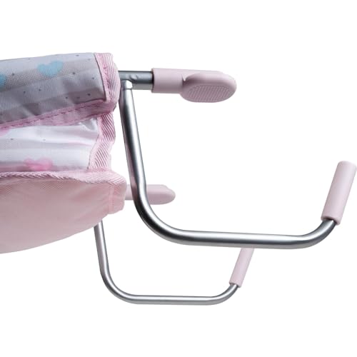 Adora Classic Pastel Pink Feeding Seat, Easy to Clean, Fun Design, Realistic Doll Accessory, Fits Most Dining Tables, Gift for Kids Ages 2 and Up