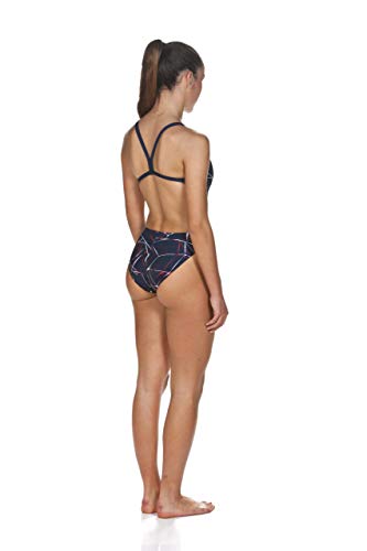 ARENA One Piece Swimsuit Women Athletic Apparel - Open Back Swimming & Training Suit - Challenge Back
