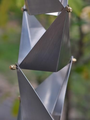 Nutshell Stores Origami Rain Chain - Stainless Steel - 20 Feet