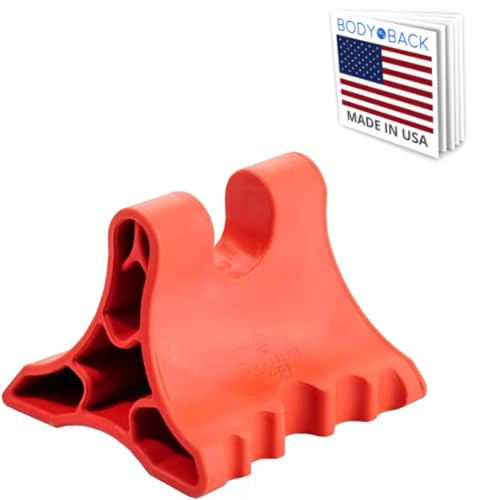 Body Back Davinci Tool (Red) -USA Made- Hard Rubber Neck Tension Relief & Pressure Point Massage Tool - Occipital Release ...