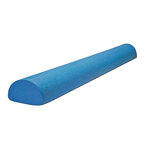 Body-Solid Tools Half Foam Roller - Ideal for Physical Therapy, Exercise and Balance Training, 1/2 Foam Roller Half Round ...