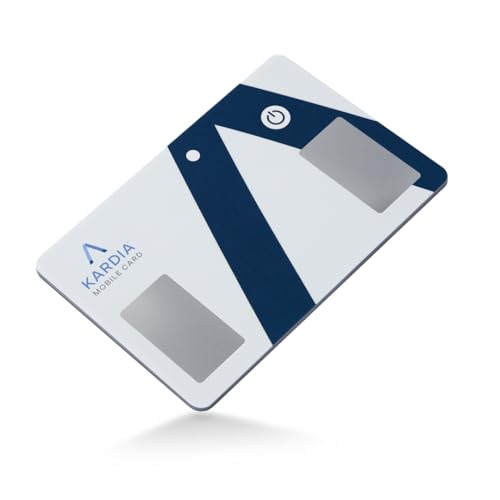 KardiaMobile Card Credit-Card Sized EKG, Medical-Grade & FDA-Cleared Personal Heart Monitor, Carry in Wallet, Bluetooth-En...