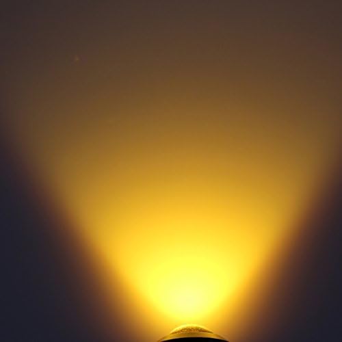 LEADTOPS Eagle Eye LED Lights 10-pack, 12V Ultra Thin 23mm Bulbs, Yellow, Black, Model 4350384140
