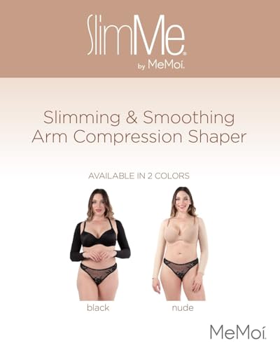 SlimMe Long Sleeve Arm Shapewear, Arm Slimming Sleeves for Women, Tightens and Smooths Arms, Bolero Style - Small to Queen 2